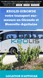 Mobile Screenshot of keolis-gironde.com
